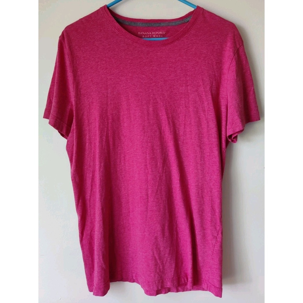 Banana Republic Men's‎ Soft Wash Short Sleeve Crew Neck T-Shirt 100% Cotton Sz M
